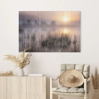Tableau en verre Jour d'automne brumeux - Eisenmann 