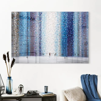 Glasbild Verträumter Regentag - Ermilkina 