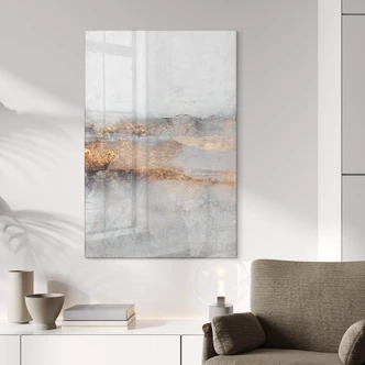 Tableau sur verre Fredriksson - Golden Trace in the Mist 