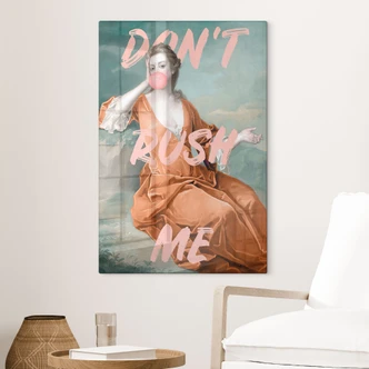 Tableau sur verre Duchesse Sarah Churchill : Don't rush me - Grace Digital Art 