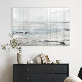 Tableau sur verre Vagues à Sandy Bay - Hobday 