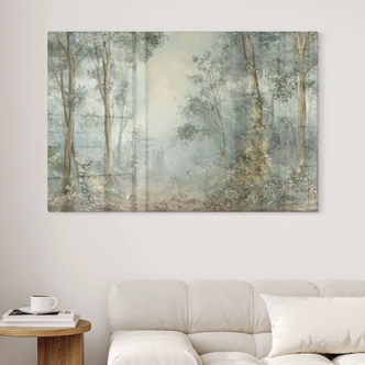 Glasbild Verwunschener Wald - Ms Tiff 