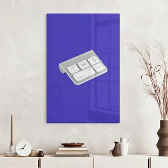 Tableau sur verre Clavier de la vie - Pozdniakov 