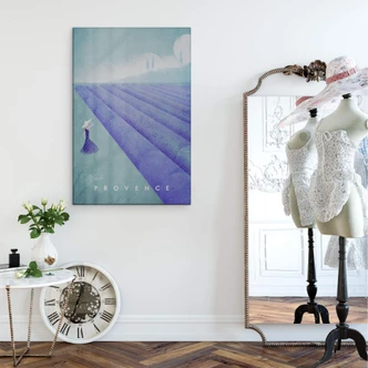 Glasbild Rivers - Provence 