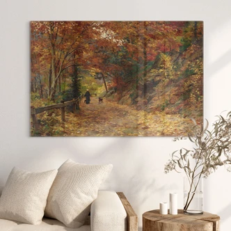 Tableau en verre Wisinger-Florian - Feuilles tombantes 