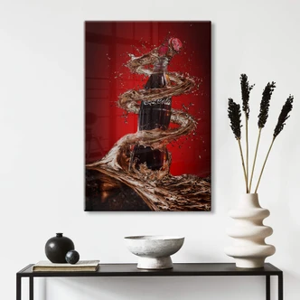 Tableau sur verre Yunta - Le bonheur à l'état brut 