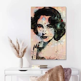 Tableau sur verre Zamart - Hommage à Miro - Liz Taylor 