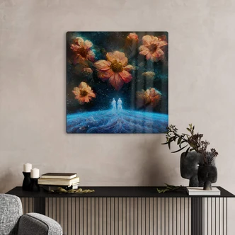 Tableau sur verre Heine - Origine de la vie - Astro Cruise 