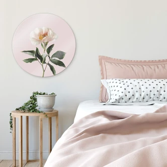 Glasbild Sisi & Seb - Zart - Rund 