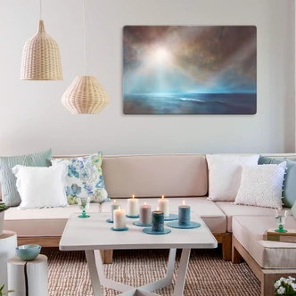 Glasbild Schmucker - Kraft und Stille 