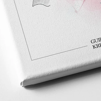 Leinwandbild Audrey in Rot - Guido Maria Kretschmer Kollektion - 40x60 cm 