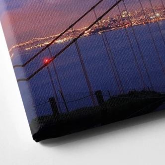 Tableau sur toile Golden Gate Bridge - Panorama 