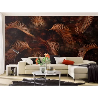Guido Maria Kretschmer Fototapete Art Edition Glossy Palms bronze 