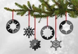 Acryldeko Sterne (6-teilig) 