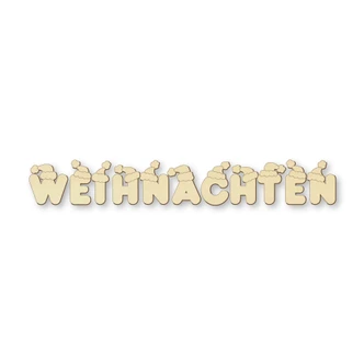 Holzbuchstaben Weihnachten 