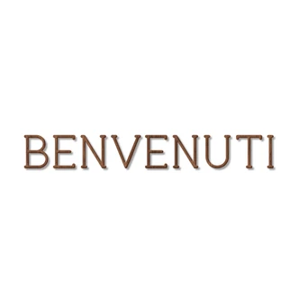 Holzbuchstaben Mahagoni - Benvenuti 
