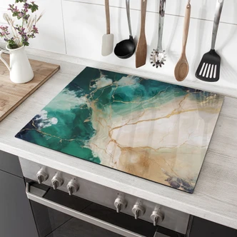 Plaque de cuisson élégance de l'océan - courants d'or - Alpenglow Workshop 