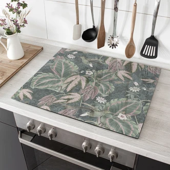 Herdabdeckplatte Kolibri im Tropenwald - Bloomery Decor 
