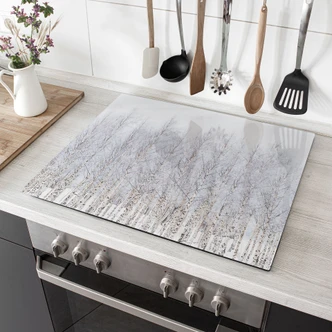 Kookplaat berkenbos in winter - EMELIEmaria 