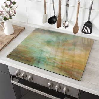 Piastra di copertura del fornello Turchese oro luce del mare - Schmucker 