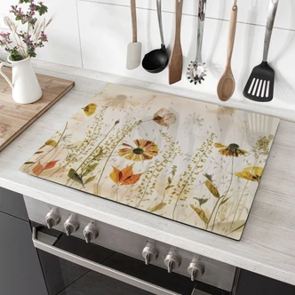 Plaque de recouvrement pour cuisinière Fleurs sauvages des prés au soleil - Talen 