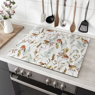 Piastra coprifornello passeri e pettirossi - UN Designs 