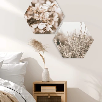 Hexagon Dibond Annie - Grass 