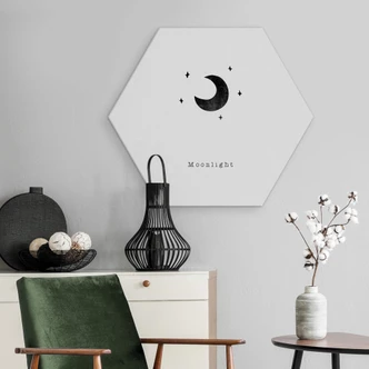 Hexagon Dibond Orara Studio - Moonlight 