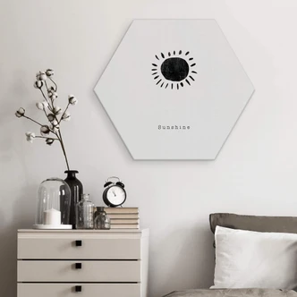 Hexagon Dibond Orara Studio - Sunshine 