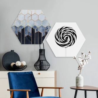Hexagon Dibond Sisi & Seb - Lollipop 