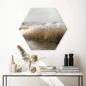 Hexagone - Alu-Dibond Talen - Matin hivernal 