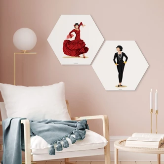 Hexagon Dibond Tohmé - Flamenco 