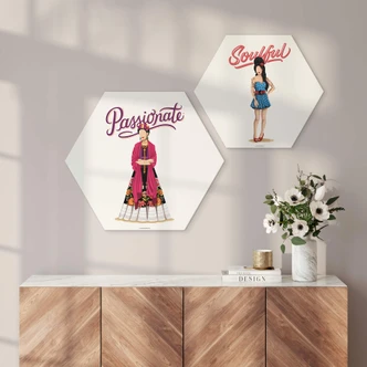 Hexagon Dibond Tohmé - Friday Kahlo 