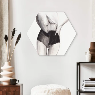 Hexagon - Alu-Dibond Verbaan - Dance with me sugar Hexagon - Alu-Dibond Verbaan - Dance with me sugar