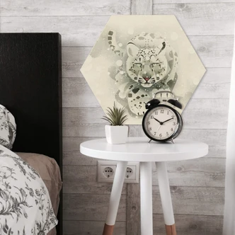 Esagoni Alu-Dibond Braun - Leopardo 