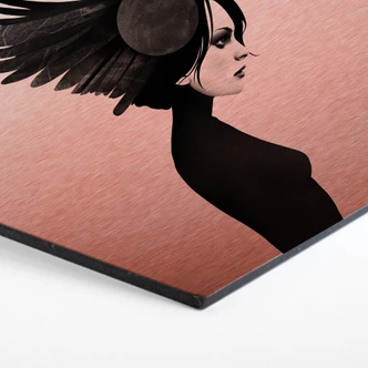 Hexagon Alu-Dibond Kopereffect Ireland - Amy 