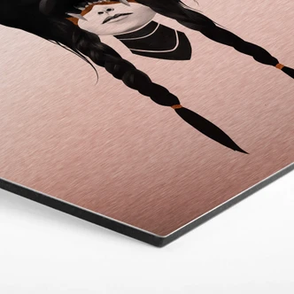 Hexagon Alu-Dibond Kopereffect Ireland - Bear Warrior 