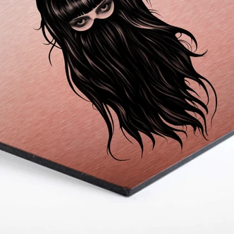 Hexagon Alu-Dibond Kopereffect Ireland - It Girl 