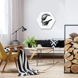 Hexagon Dibond Nicebleed - the Messenger 