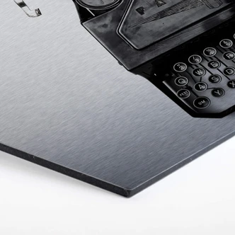 Esagoni Alu-Dibond Macchina da scrivere 