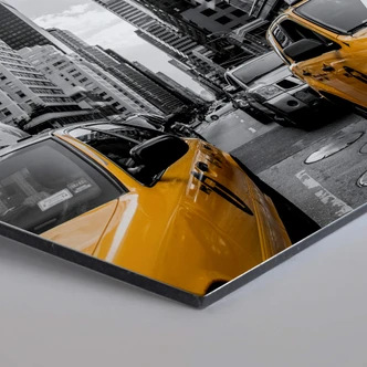 Hexagon alu-dibond - Streets in New York City 