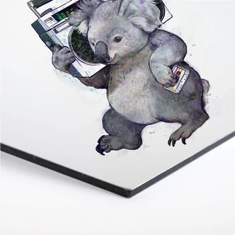 Hexagone - Alu-Dibond Graves - Music Koala 