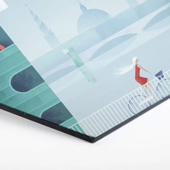 Hexagon Alu-Dibond Rivers - Copenhagen 