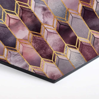 Hexagon Dibond Fredriksson - Magical Glass 