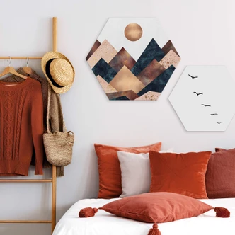 Hexagon Dibond Fredriksson - Herfst 