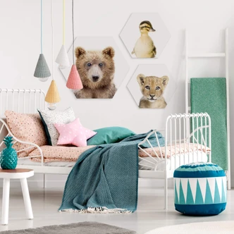 Hexagon Dibond Sisi & Seb - Kuikentje 