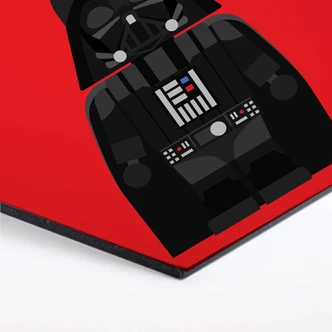 Hexagon - Alu-Dibond Gomes - Darth Vader 