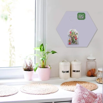 Hexagon Dibond Loose - Flower Tea 