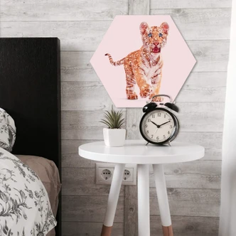 Hexagon Dibond Loose - Glitter Tiger 
