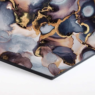 Hexagon - Alu-Dibond - Frederiksson - Pink Shades 